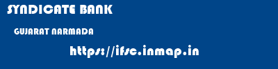 SYNDICATE BANK  GUJARAT NARMADA    ifsc code